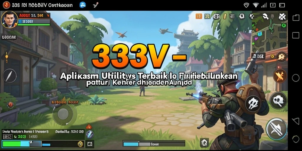 Tampilan antarmuka aplikasi Utility 333V yang modern dan mudah digunakan.