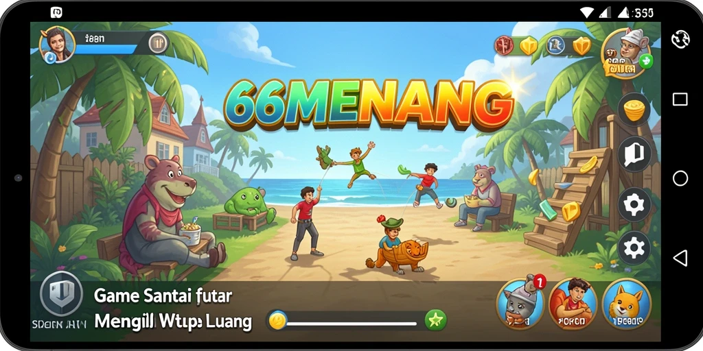 Tampilan gameplay 66MENANG yang seru dan menghibur.
