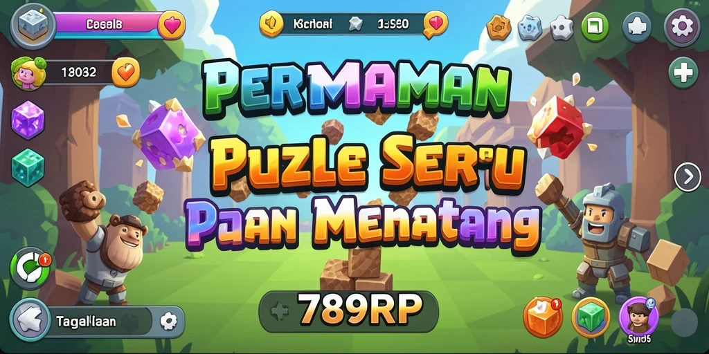 Tampilan gameplay <strong>789RP</strong> yang menarik dan penuh tantangan teka-teki.