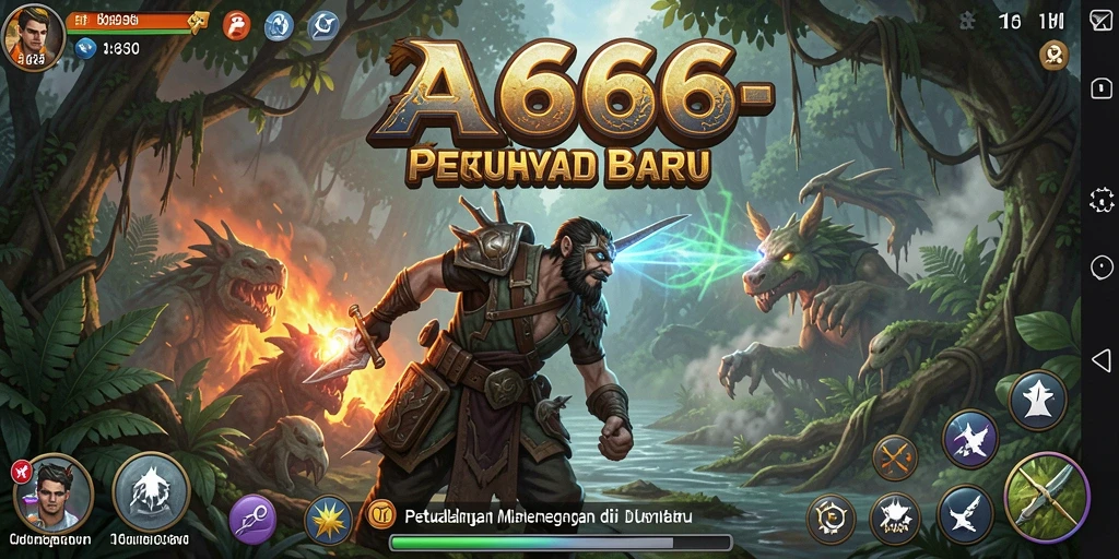 Tampilan gameplay AA666 dengan aksi petualangan yang mendebarkan.