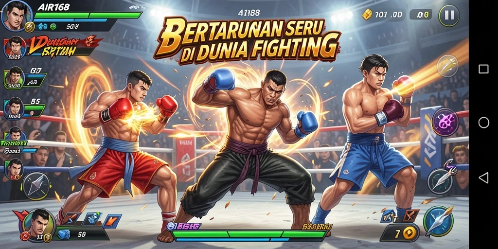 Tampilan gameplay AIR168 yang seru dan menegangkan.