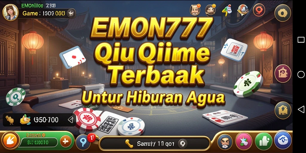 Tangkapan layar menampilkan gameplay seru dari QiuQiu.