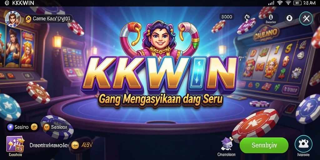 Tampilan gameplay Kasino yang aktor dan menarik di KKWIN.