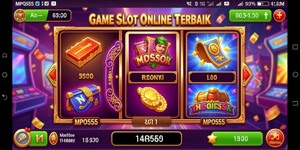 Screenshot MPO555 menampilkan gameplay Slot yang seru dan interaktif.