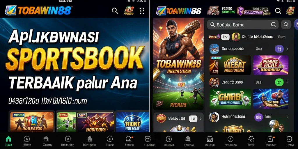 Screenshot utama TOBAWIN88 menampilkan antarmuka pengguna yang atraktif dan fungsi taruhan.