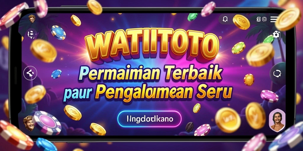 Screenshot gameplay WATITOTO dengan nuansa slot yang mendebarkan.
