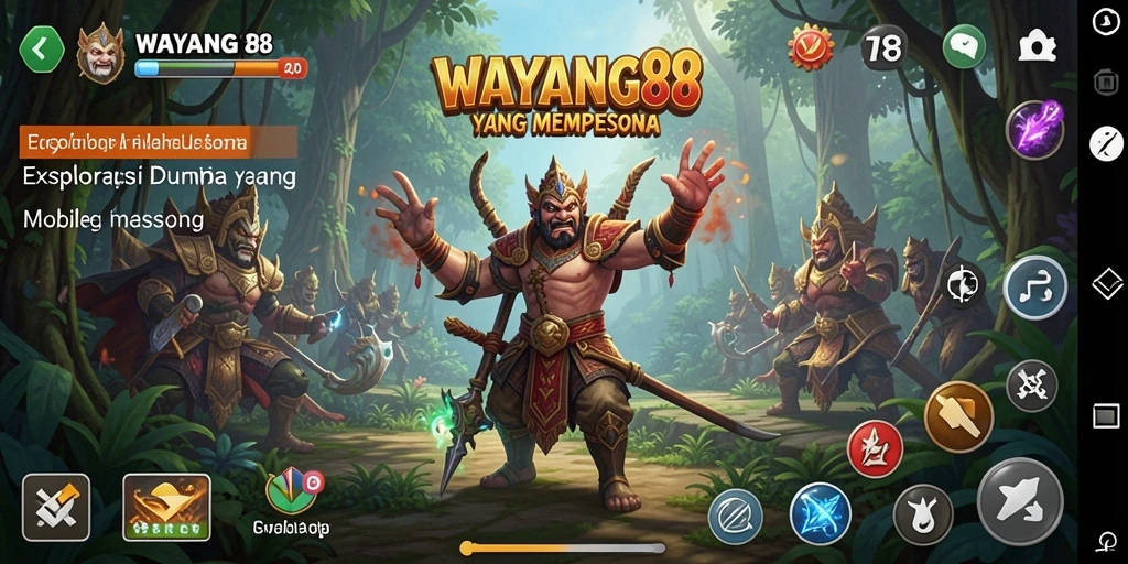 Tampilan gameplay <strong>WAYANG88</strong> yang menakjubkan di dunia Open World.